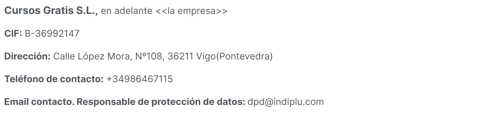 cursos gratis desempleados huelva política de privacidad